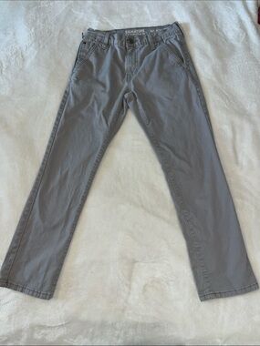 Levi Signature Men's Straight-Leg pants in Light Gray
